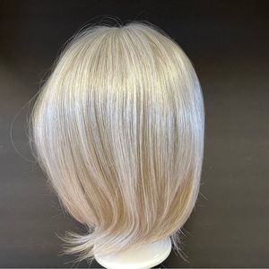 Topper Wig Light Gray - Heat Friendly by Toni Brattin NWOT Full Coverage